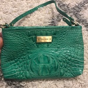 Turquoise Green Brahmin Handbag